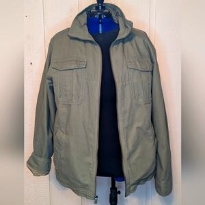 Army Green Timberland Canvas Coat EUC Mens XXL